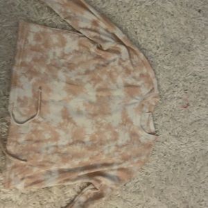 Crewneck pink and white